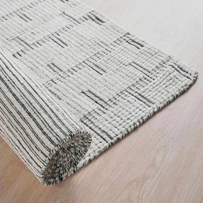 Dellow Handloom Wool Rug 200X300Cm - Ivory Pan Home
