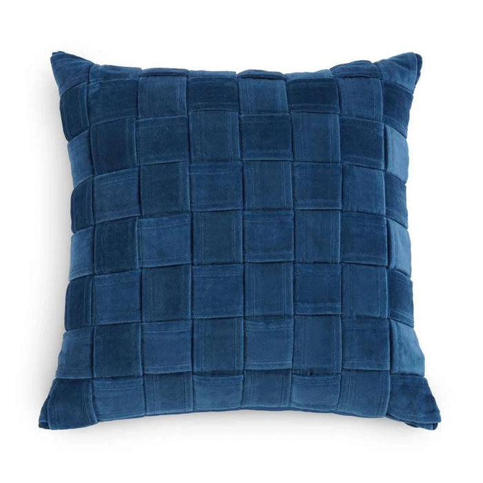 Delney Velvet Filled Cushion 45X45Cm - Navy Pan Home