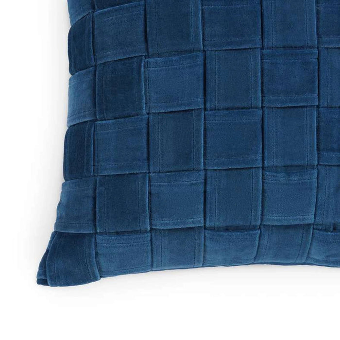 Delney Velvet Filled Cushion 45X45Cm - Navy Pan Home