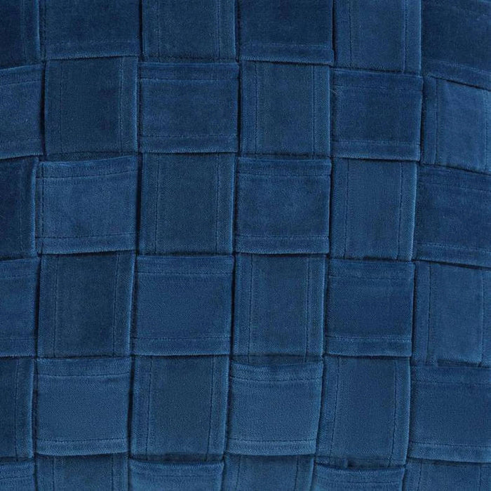 Delney Velvet Filled Cushion 45X45Cm - Navy Pan Home