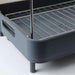 Delsy 2-Tier Dish Rack Silver Pan Home