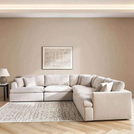 Demarcus Corner Sofa Set Pan Home