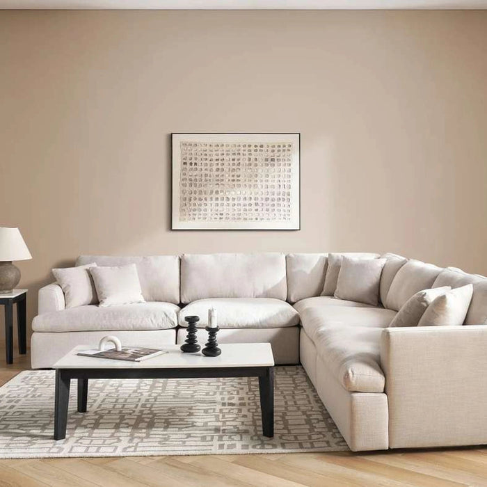 Demarcus Corner Sofa Set Pan Home