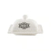 Denbi Butter Dish 16.4X12X9Cm - White Pan Home