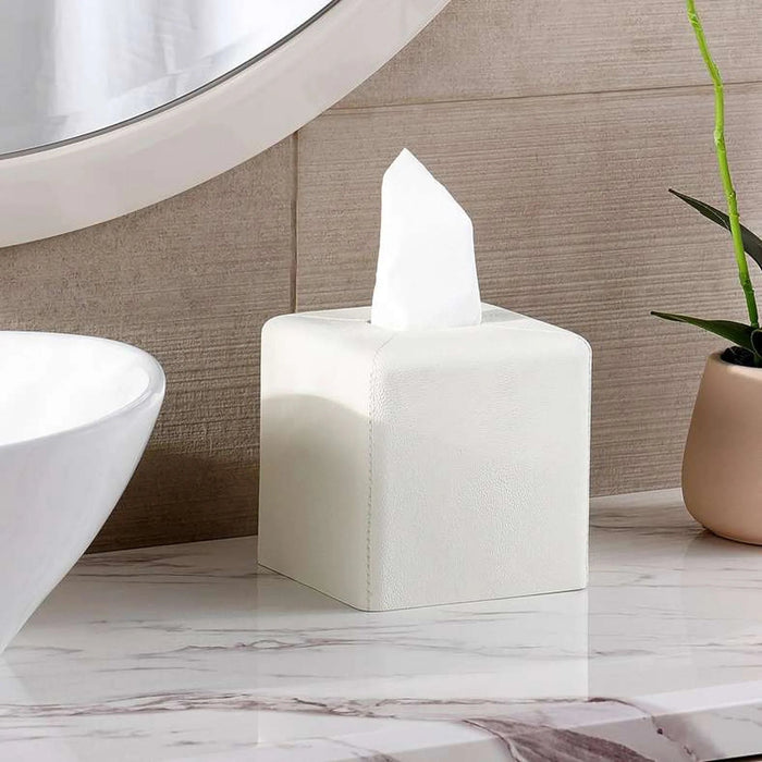 Denver Tissue Box 15X15X14.5Cm - Cream Pan Home