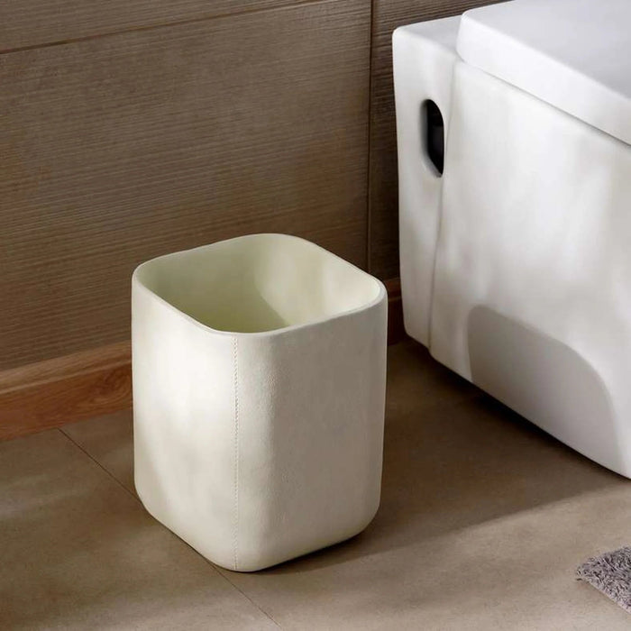 Denver Waste Bin 19.5X19.5X25Cm - Cream Pan Home