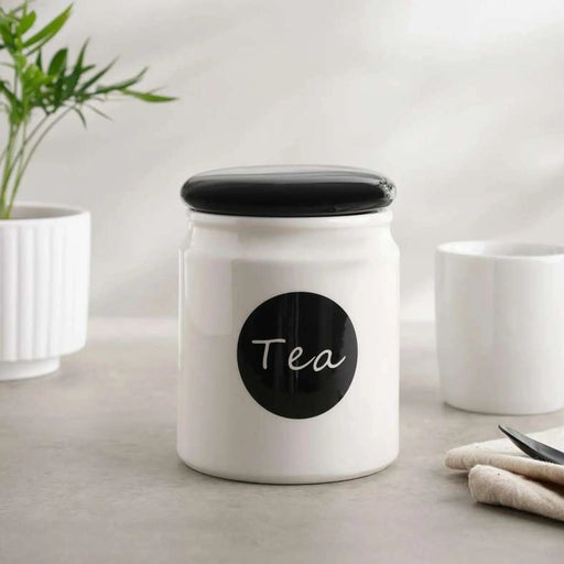 Denzi Tea Canister 800Ml - White Pan Home