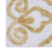 Designora Damask Tufted Bathmat 60X90Cm - Gold Pan Home