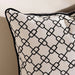 Designora Interlace Filled Cushion With Feather Insert - Black Pan Home