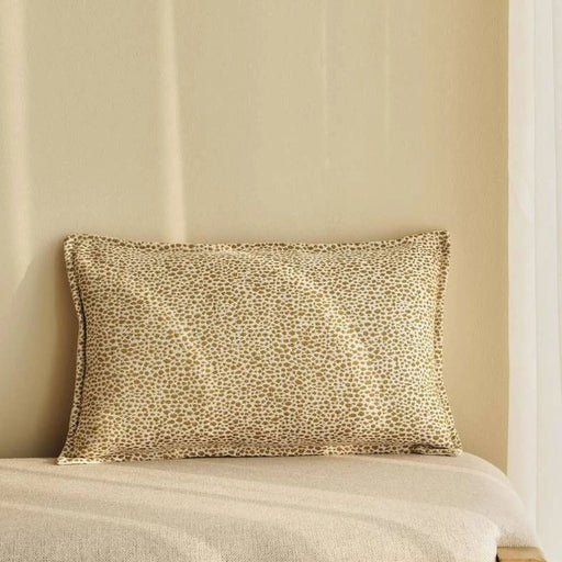 Designora Jq Feather Filled Cushion 30X50Cm - Mustard Pan Home