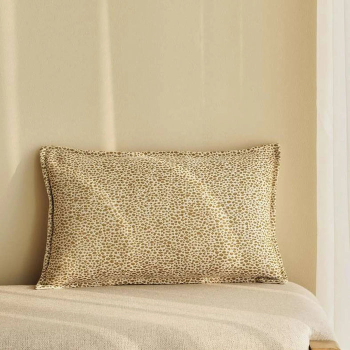 Designora Jq Feather Filled Cushion 30X50Cm - Mustard Pan Home