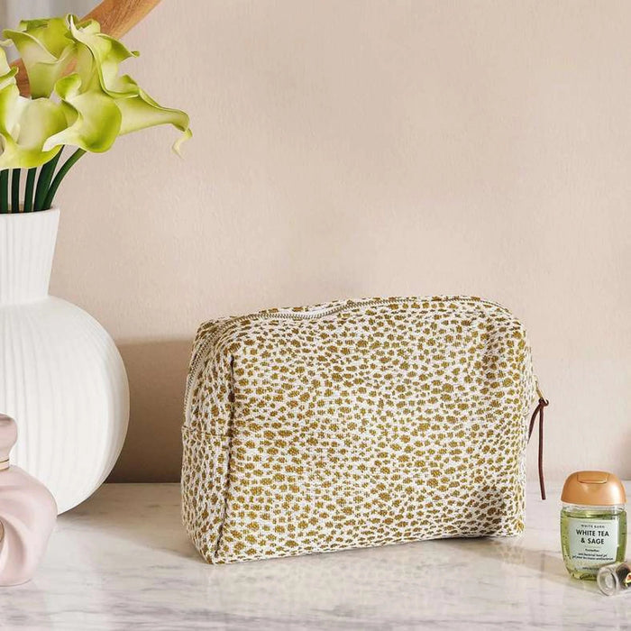 Designora Jq Vanity Bag 23X8X15Cm - Mustard Pan Home