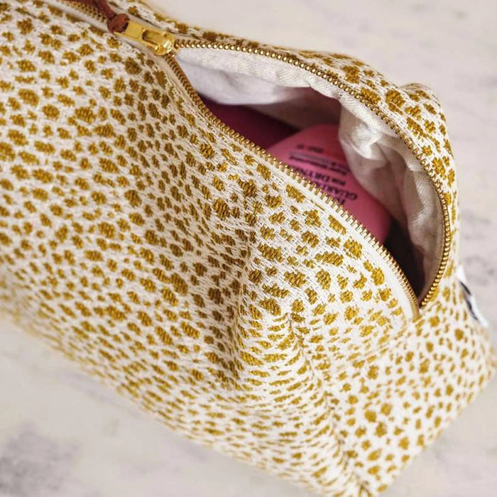 Designora Jq Vanity Bag 23X8X15Cm - Mustard Pan Home
