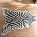 Designora Monochrome Mirage Faux Fur Accent Rug 155X200Cm - Grey Pan Home