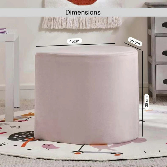 Dew Drop Kids Stool 45X35X38cm- Pink Pan Home