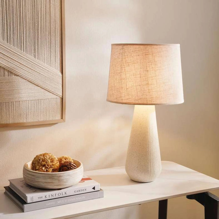 Dexie E-27 Ceramic Table Lamp 30X30X53.5Cm - Beige