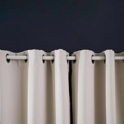 Dextor Blackout Curtain Pair 135X240Cm-Natural Pan Home