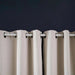 Dextor Blackout Curtain Pair 135X240Cm-Natural Pan Home