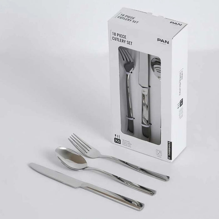 Dine 18-Piece Cutlery Set -Chrome Pan Home