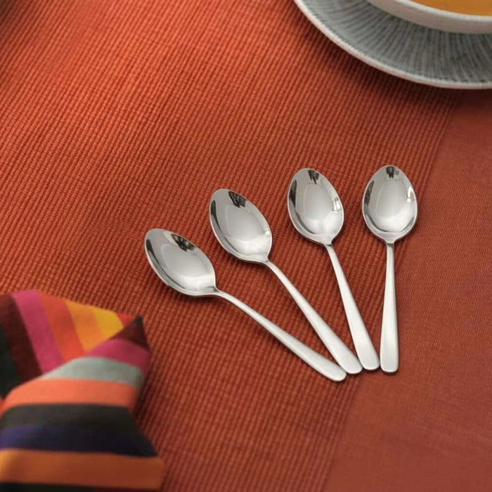 Dine 4-Piece Dinner Spoon 19.5Cm -Chrome Pan Home