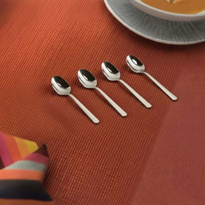 Dine 4-Piece Tea Spoon 15.4Cm -Chrome Pan Home