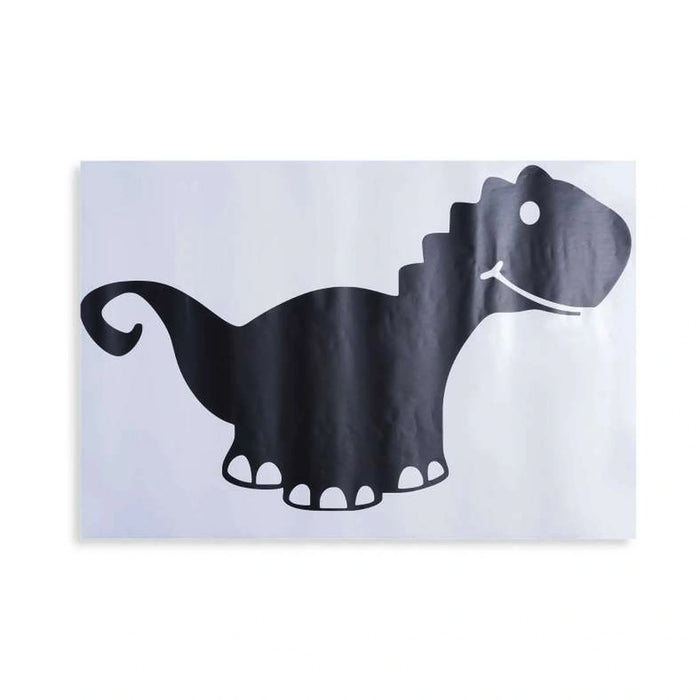 Dino Chalkboard Wall Stickers 55X86Cm - Black Pan Home