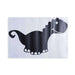 Dino Chalkboard Wall Stickers 55X86Cm - Black Pan Home