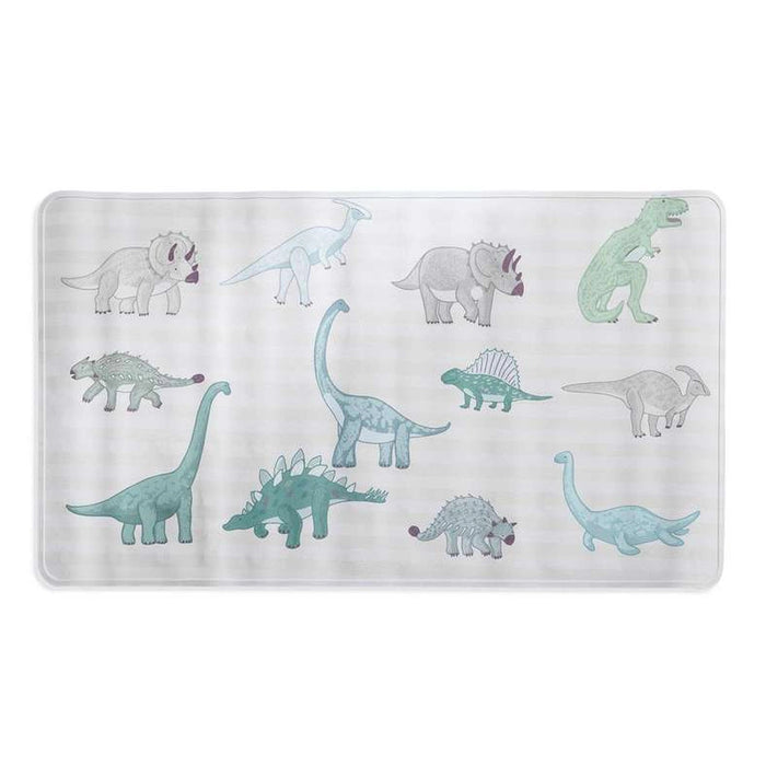 Dino Field Antislip Tubmat - Green Pan Home
