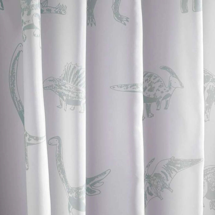 Dino Field Shower Curtain 180X180 Cm-Green Pan Home