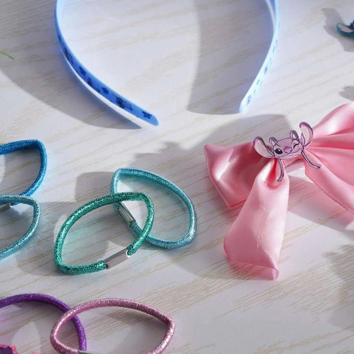 Disney Stitch 15 Piece Hair Acessories Set 26X3.7X1.3Cm-Blue Pan Home
