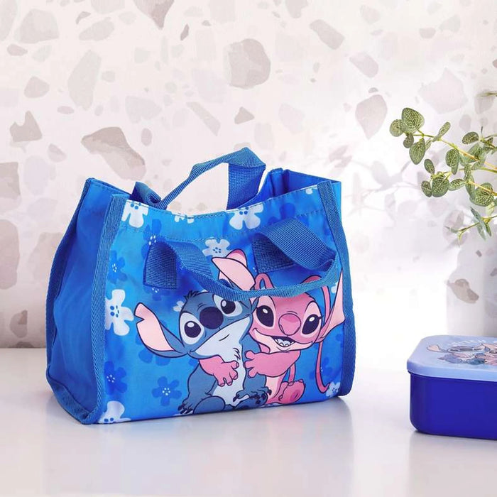 Disney Stitch Insulated Square Lunch Bag 22X11X19Cm - Blue
