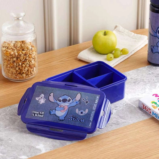 Disney Stitch One Of A Kind Lunch Box 20.5X13.5X7Cm 650Ml-Blue Pan Home
