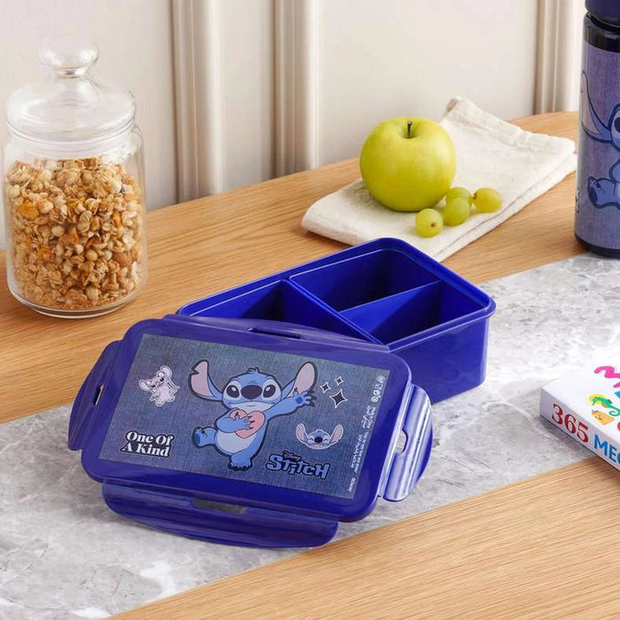 Disney Stitch One Of A Kind Lunch Box 20.5X13.5X7Cm 650Ml-Blue Pan Home