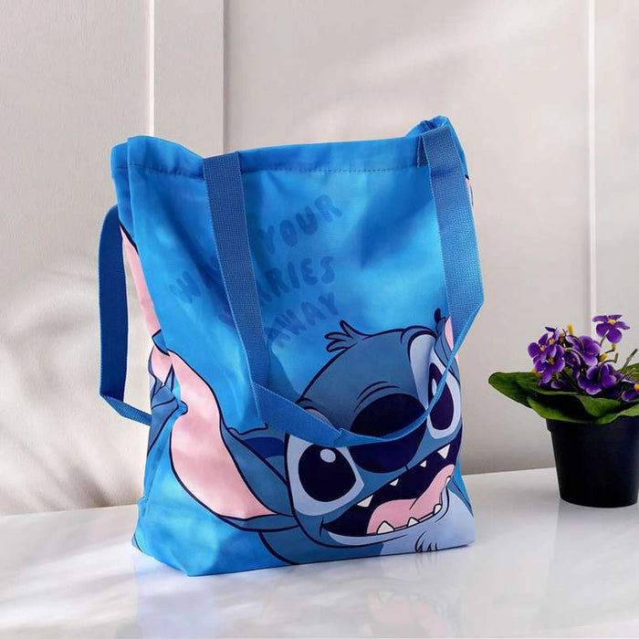 Disney Stitch Tote Bag 9X34.5X39.5Cm-Blue