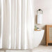 Distress Stripe Canvas Shower Curtain 180X180Cm- Beige Pan Home