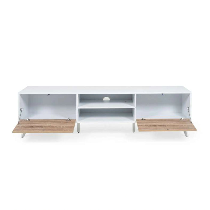 Dobler Tv Unit Upto 70 Inches - White Natural