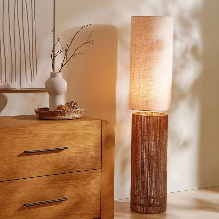 Donchic E-27 Abaca Floor Lamp 29X29X134Cm - Natural