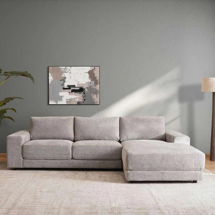 Donta Corner Sofa Set ( Right Side ) - Grey Pan Home