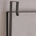 Door Mirror With Hook - Brown Pan Home
