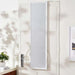 Door Mirror With Hook - White Pan Home