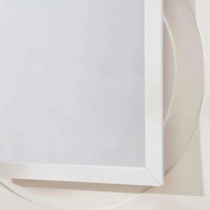 Door Mirror With Hook - White Pan Home
