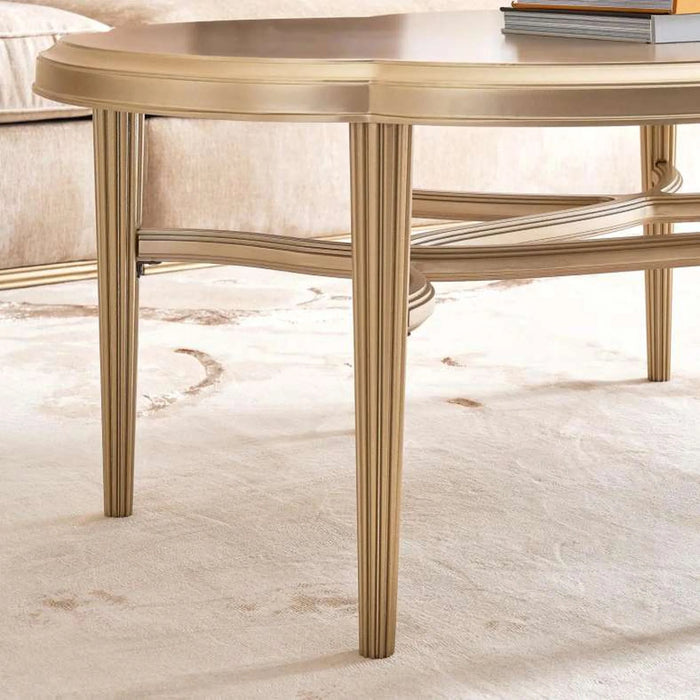 Dopaminer Coffee Table 2 End Table Set - Ivory
