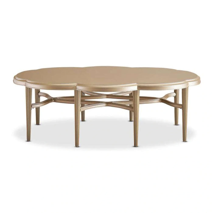 Dopaminer Coffee Table 2 End Table Set - Ivory