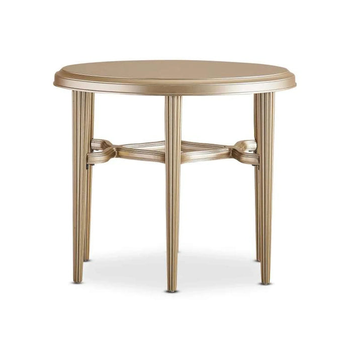 Dopaminer Coffee Table 2 End Table Set - Ivory