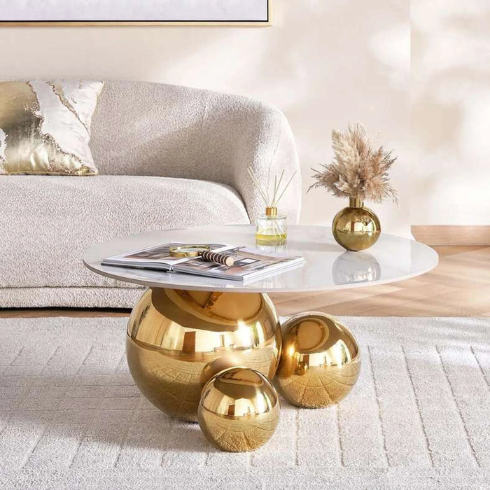 Doran Coffee Table - White
