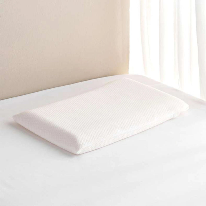 Dorin Baby Memory Foam Pillow With Removable Cover - White Pan Home