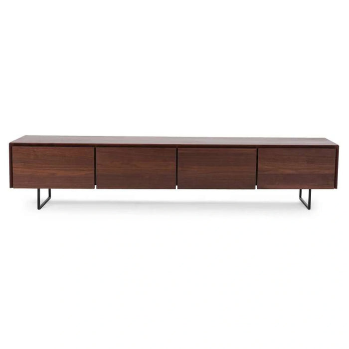 Doris Tv Unit Upto 80 Inches Veneer- Brown Black