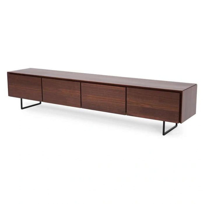 Doris Tv Unit Upto 80 Inches Veneer- Brown Black