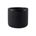 Dovica Polyresin Planter Dia24X21.5Cm - Dark Grey Pan Home