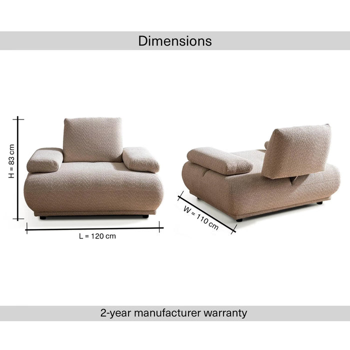 Dozen Single Seater Sofa